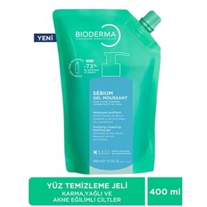 Bioderma Sebium Foaming Jel Refill Yedek 400 mL