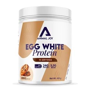 Animal Joy Egg White Protein Kurabiye Aromalı 450 g / 15 Servis