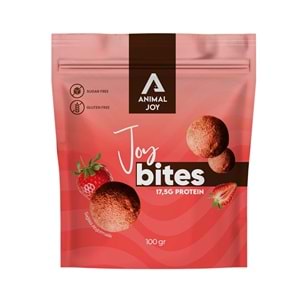 Animal Joy Bites Çilek Aromalı 20 Protein 100Gr