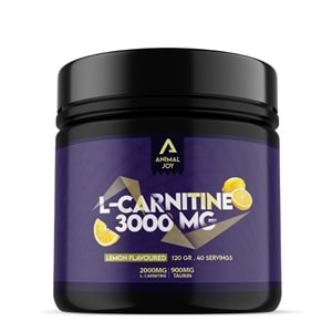 Animal Joy L-Carnitine 3000mg Limon Aromalı 120gr/40 Servis