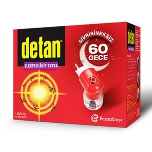 Detan Ekstra Elektro Likit Cihaz+Yedek 60 Gece