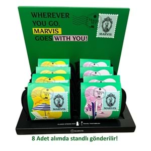 Marvis Travel Set (Classic Strong Mint 25 mL Diş Macunu + Diş Fırçası)