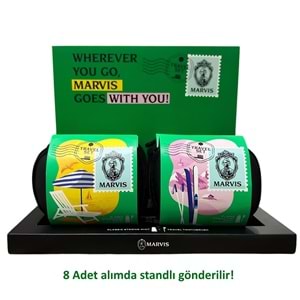 Marvis Travel Set (Classic Strong Mint 25 mL Diş Macunu + Diş Fırçası)