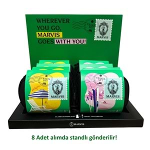 Marvis Travel Set (Classic Strong Mint 25 mL Diş Macunu + Diş Fırçası)