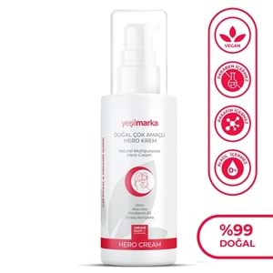 YeşilMarka Hero Cream Onarıcı, Yenileyici ve Nemlendirici Krem 100 mL