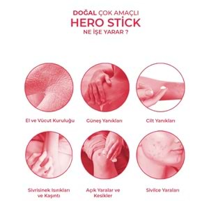 YeşilMarka Hero Stick Doğal Yatıştırıcı, Onarıcı ve Güçlendirici 5gr