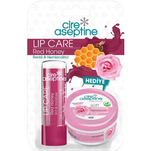 Cire Aseptine Red Honey Lip Stick 4,5gr + Gül El Kremi 30 Ml