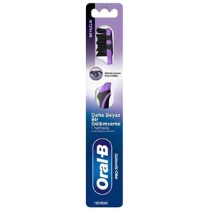 Oral-B Diş Fırçası Kömürlü Beyazlık Orta