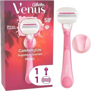 Gillette Venüs Comfortglide Miami Tıraş Bıçağı 5 Bıçaklı