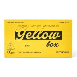 Yellow Box Prezervatif 12lli