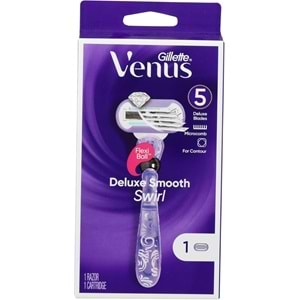 Gillette Venüs Deluxe Smooth Swirl Tıraş Bıçağı 5 Bıçaklı