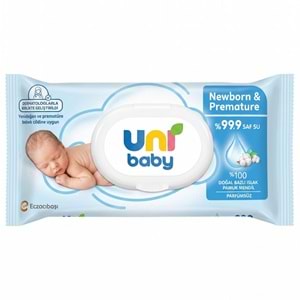 Uni Baby Islak Mendil Yenidoğan & Prematüre 40Lı