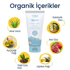 Trukid Sport SPF30 Suya Dayanıklı Güneş Kremi 100 mL