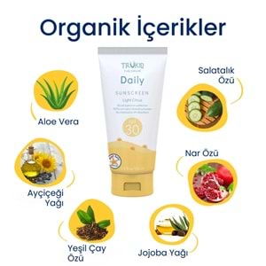 TruKid Daily SPF30 Günlük Güneş Kremi 100 mL