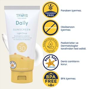 TruKid Daily SPF30 Günlük Güneş Kremi 100 mL