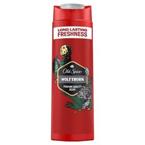 Old Spice Duş Jeli ve Şampuan 400 mL, Wolfthorn