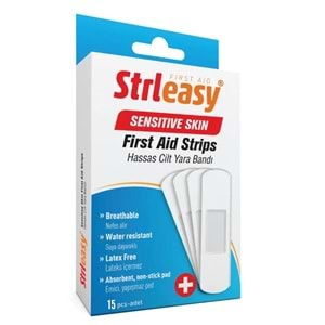 Strleasy Yara Bandı Hassas Cilt, 15li
