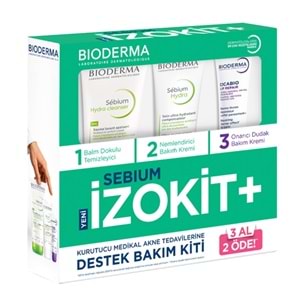 Bioderma Sebium İzokit+ Kurutucu Akne Tedavisine Destek Cilt Bakım Kiti
