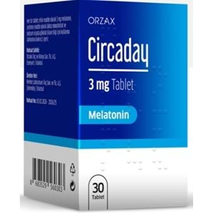 Orzax Circaday 3mg Tablet Melatonin 30 Tablet