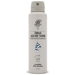 Rebul Deodorant Azure Noir 150Ml Erkekler İçin