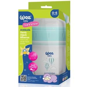 Wee Antikolik Geniş Ağızlı Biberon 150Ml 0-6Ay (644)