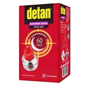 Detan Ekstra Elektro Likit Yedek Şişe 60 Gece