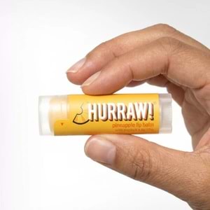 Hurraw Pineapple Lip Balm 4,8 gr (Ananaslı)