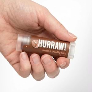 Hurraw Hazelnut Tinted Lip Balm 4,8 gr (Fındık)