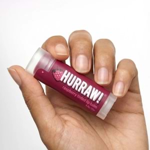 Hurraw Raspberry Tinted Lip Balm 4,8 gr (Ahududu)