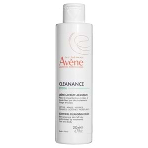 Avene Cleanance Hydra Soothing Kuru Ciltler için Yatıştırıcı, Temizleme Kremi 200 mL