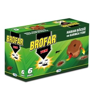 Brofar Hamam Böceği ve Karınca Yemi 6Lı