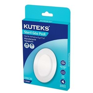 Kuteks Göz Pedi Steril, Yapışkanlı 5Li