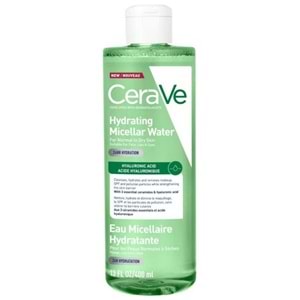 CeraVe Hydrating Normal ve Kuru Ciltler için Makyaj Temizleme Suyu 400 mL