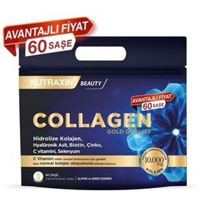 Nutraxin Collagen Gold Quality Hidrolize Kolajen 60 Saşe