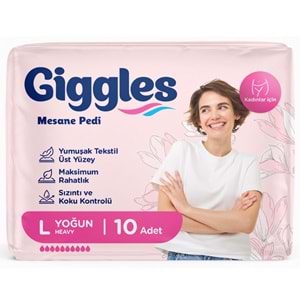 Giggles Mesane Pedi Kadın Large 10lu