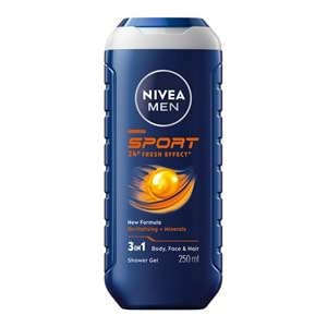 Nivea Men Sport 3 in 1 Duş Jeli 250 mL