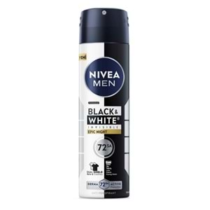 Nivea Deodorant Men B&W Invisible Epic Night 150 mL