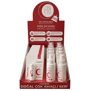 YeşilMarka Hero Cream ve Stick Standı, 10lu