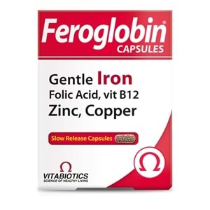 Vitabiotics Feroglobin Gentle İron 30 Kapsül