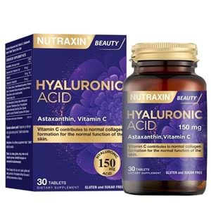 Nutraxin Hyaluronik Asit Takviye Edici Gıda 30 Tablet