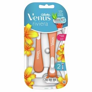 Gillette Venus Riviera 3 Bıçaklı Kullan At Kadın Tıraş Bıçağı 2li