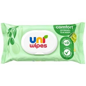 Uni Baby Comfort Zeytinyağlı Islak Mendil, 90 Adet