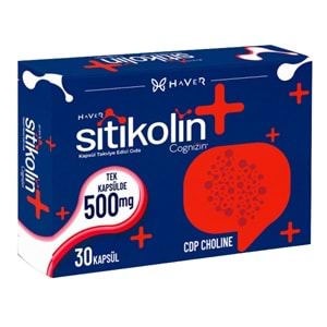 Haver Sitikolin Cognizin 500 mg, 30 Kapsül