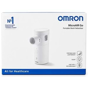 Omron MicroAir Go NE-U300 Mesh Nebülizatör | Taşınabilir, Şarj Edilebilir