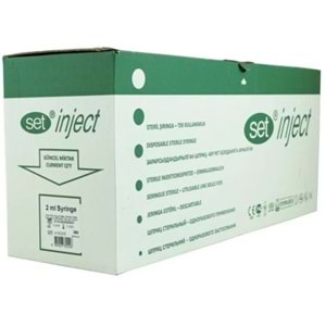 Enjektör 2Ml 3P Siyah Tıpset 22x32 (350 Li)