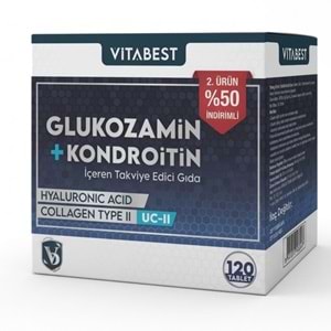 Vitabest Glukozamin Kondroitin içeren Takviye Edici Gıda 120 Tablet