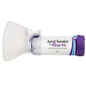 Aerochamber Plus Flow-Vu Chamber, Mor (5-15 Yaş)