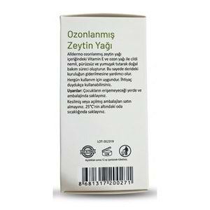 Alldermo Ozonlanmış Zeytin Yağı, 50 mL