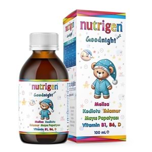 Nutrigen Şurup Goodnight 100Ml