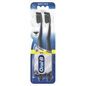 Oral-B Diş Fırçası Charcoal Whitening Therapy 1+1 Medium